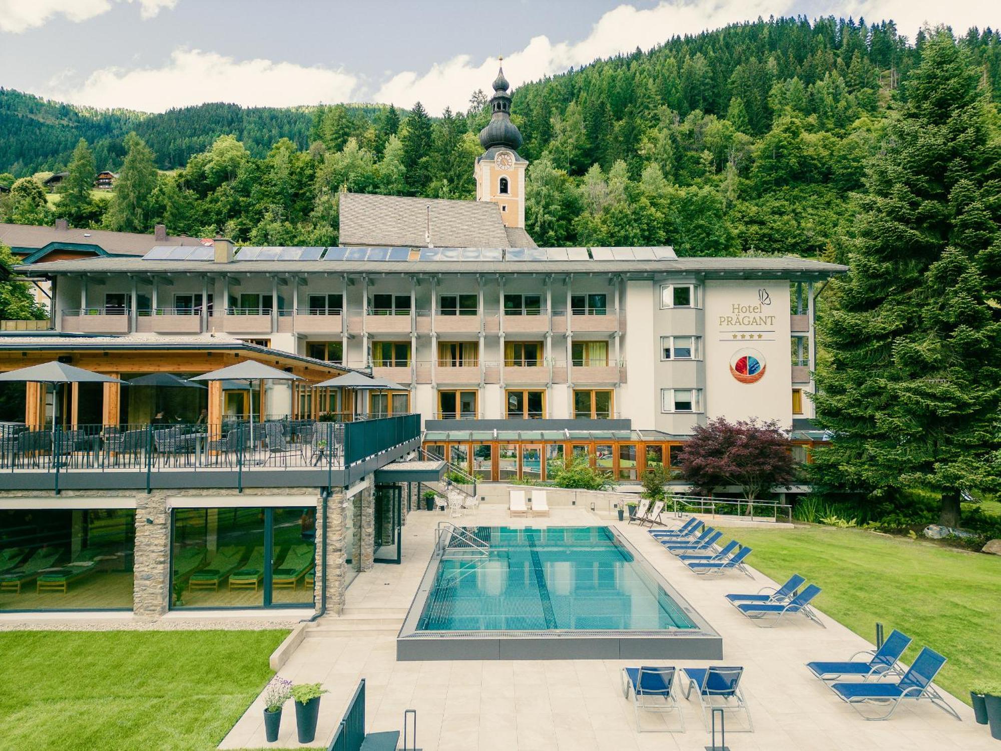 Hotel Prägant Bad Kleinkirchheim Bagian luar foto